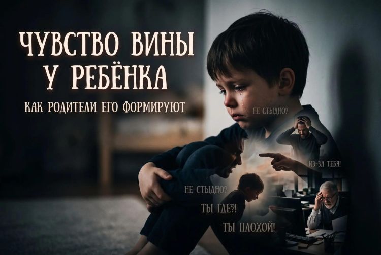 Как родители формируют у ребёнка чувство вины